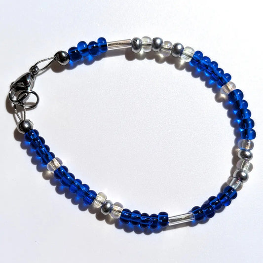 "Bestie" Morse Code Bracelet - Saffie Shimmer