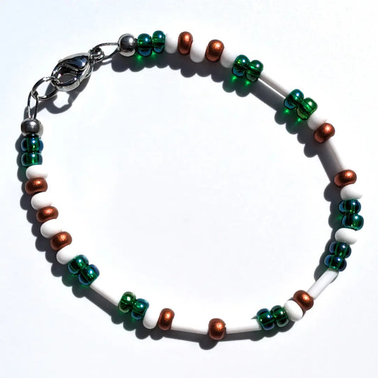 "Strength" Morse Code Bracelet - Mermaid Luster