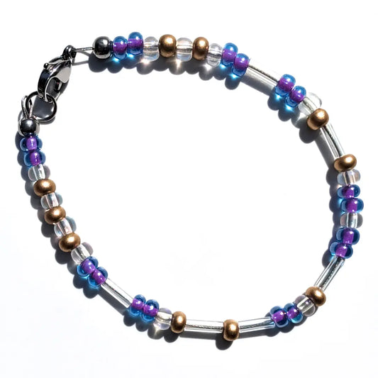 "Strength" Morse Code Bracelet - Smoothie Glitter