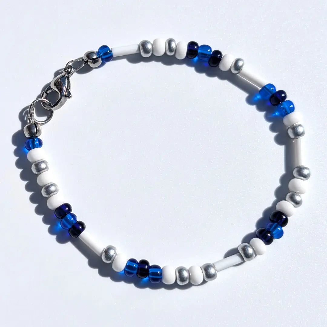 "Dallas" Football Morse Code Bracelet