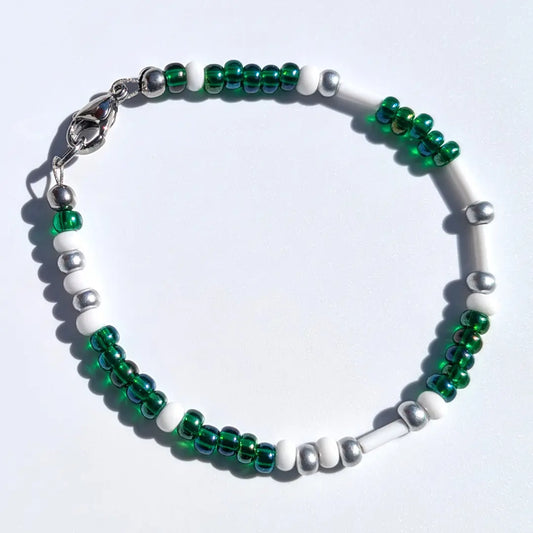 "Eagles" Football Morse Code Bracelet