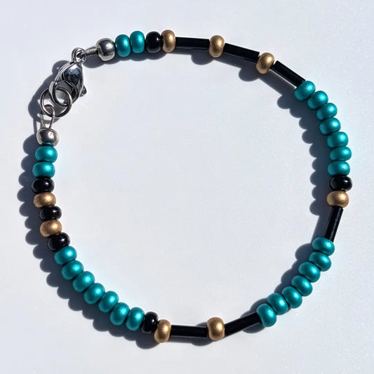 "Jags" Football Morse Code Bracelet