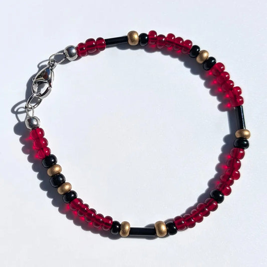 "Niners" Football Morse Code Bracelet