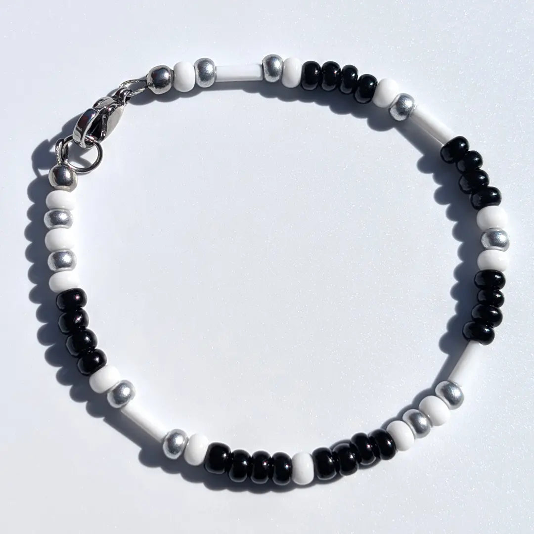 "Raiders" Football Morse Code Bracelet
