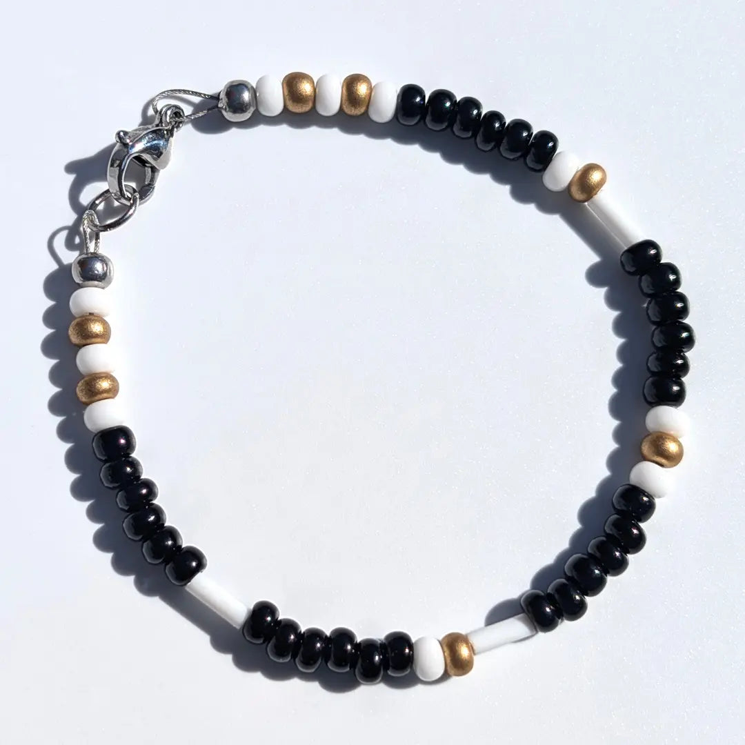 "Saints" Football Morse Code Bracelet