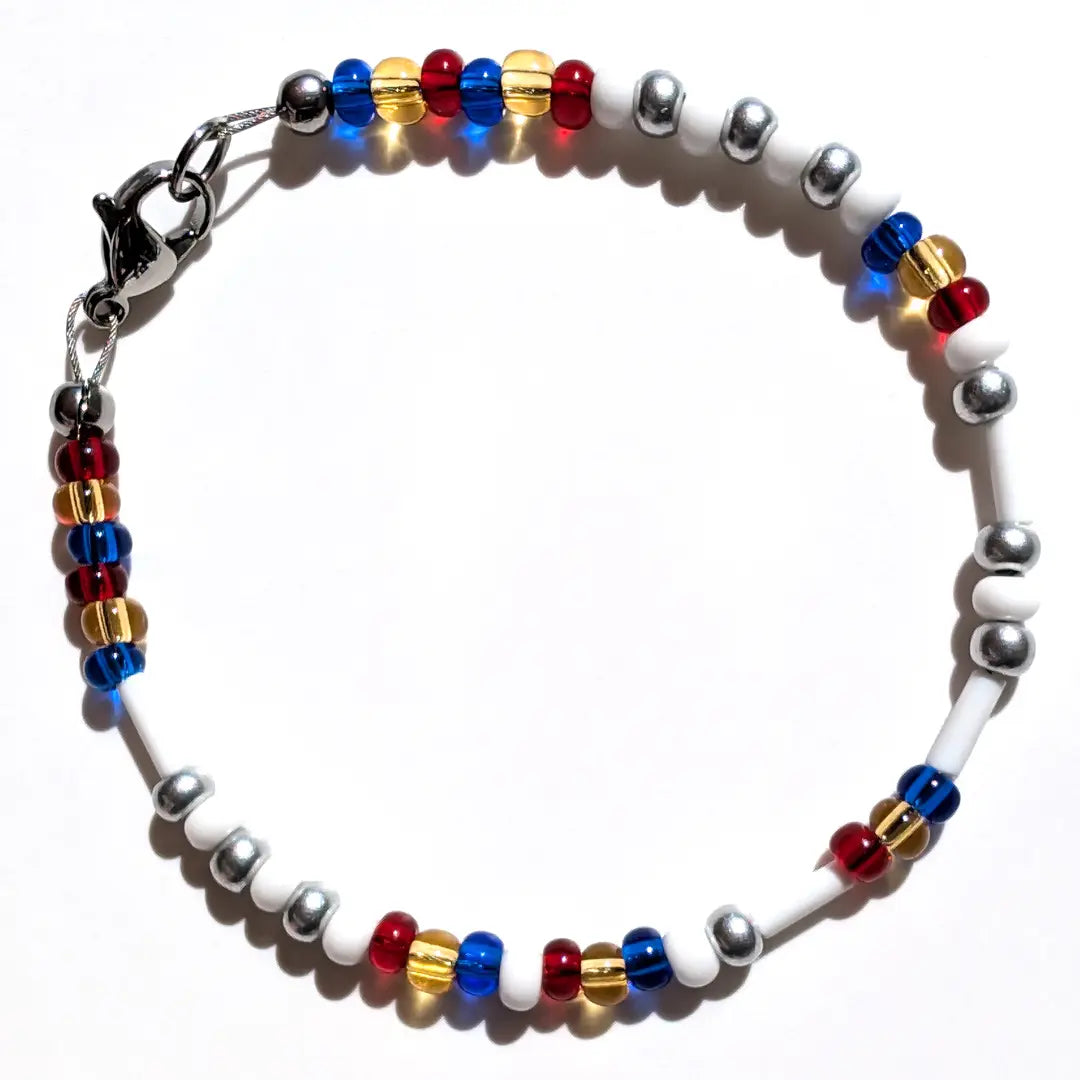 Custom Morse Code Bracelet - Summer