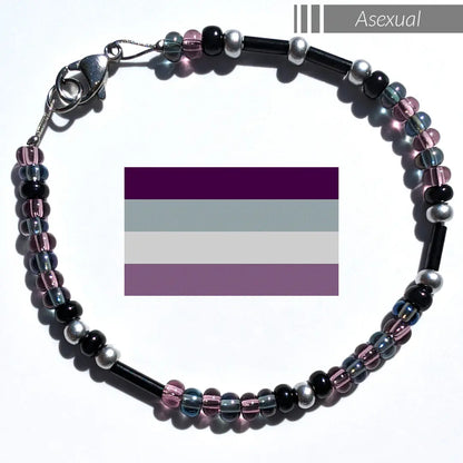 Custom Morse Code Bracelet - Pride