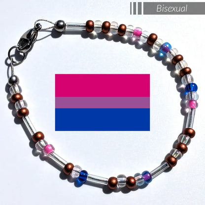 Custom Morse Code Bracelet - Pride