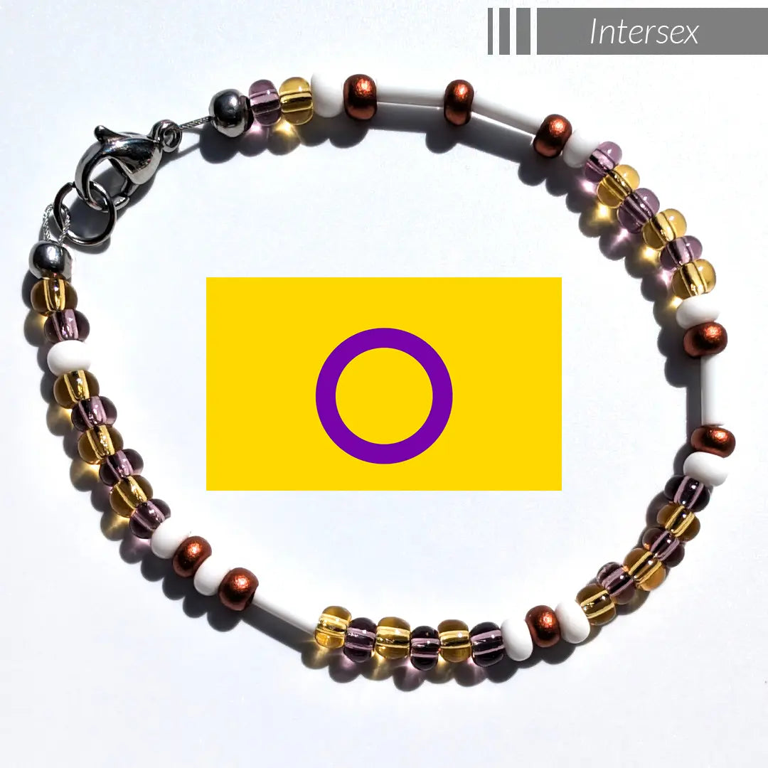 Custom Morse Code Bracelet - Pride