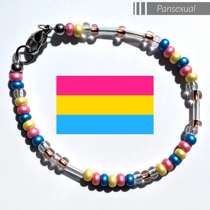 Custom Morse Code Bracelet - Pride