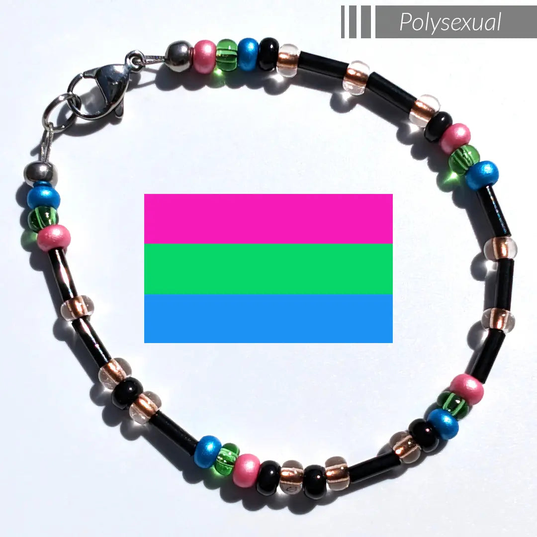 Custom Morse Code Bracelet - Pride