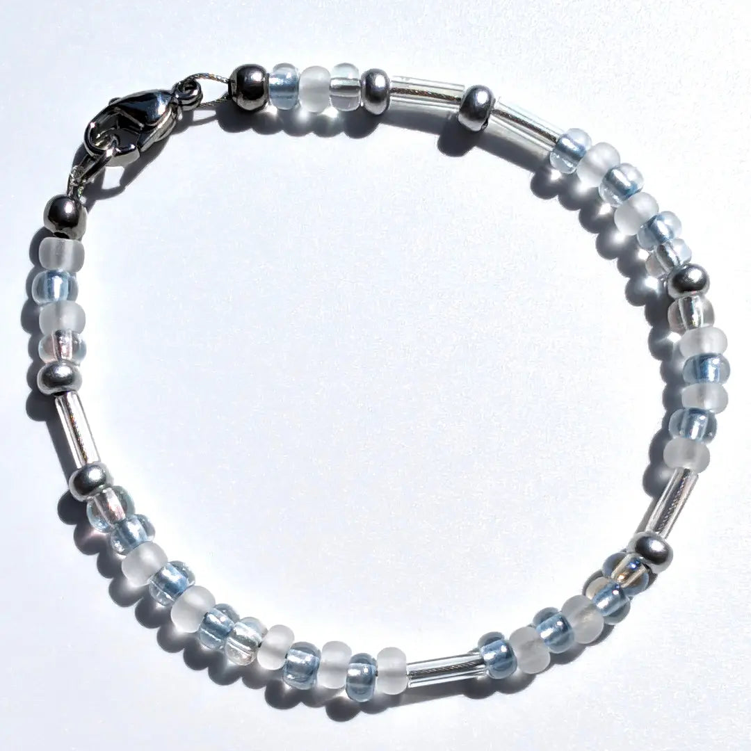 Custom Morse Code Bracelet - Winter