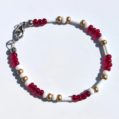"Cards" Football Morse Code Bracelet