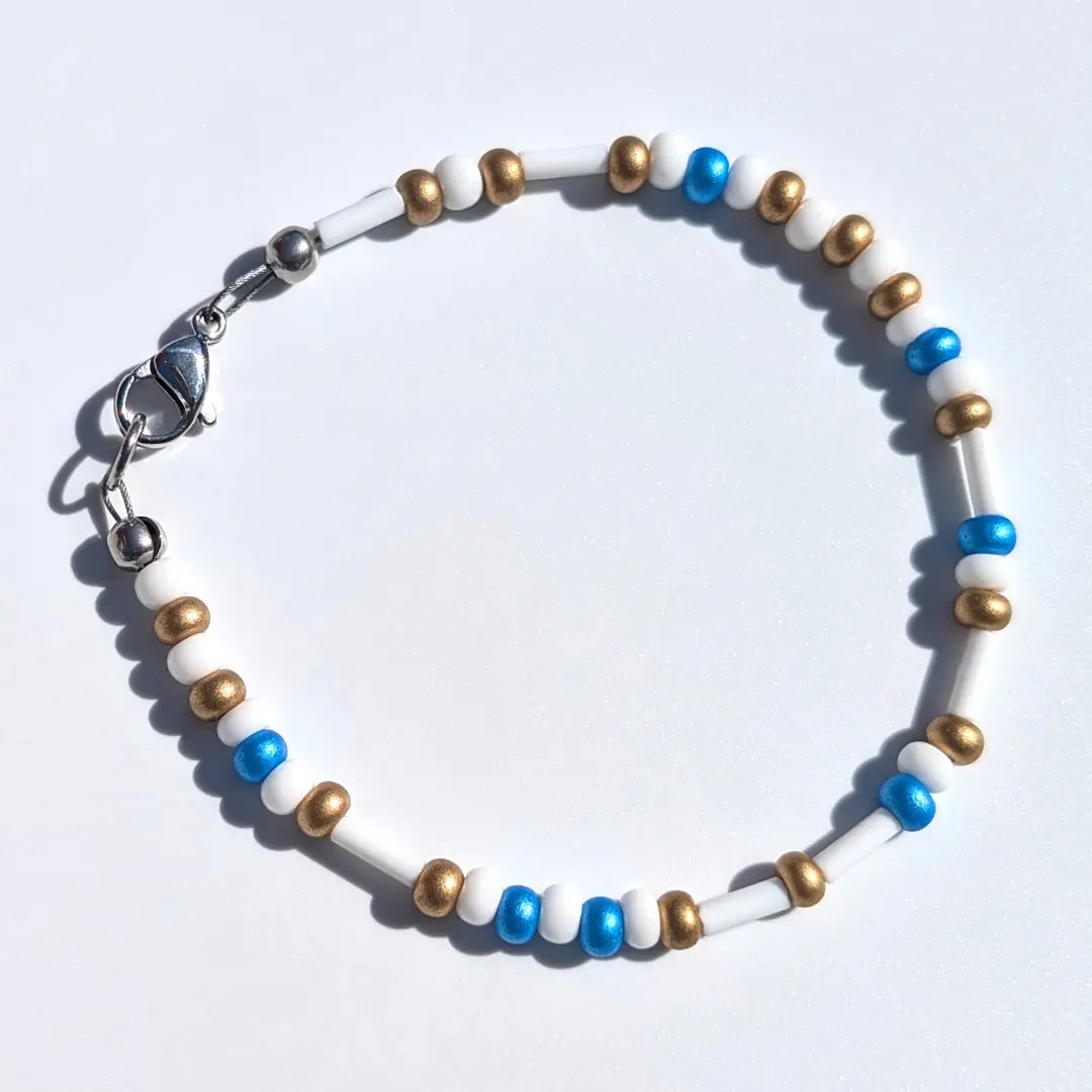 "Chargers" Football Morse Code Bracelet