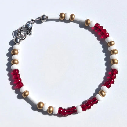 "Chiefs" Football Morse Code Bracelet