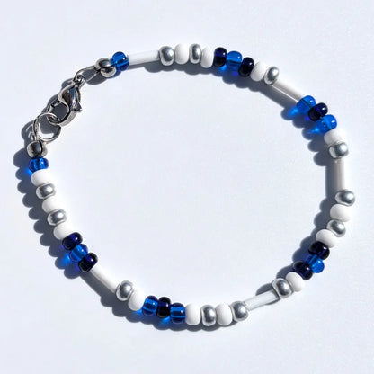 "Dallas" Football Morse Code Bracelet