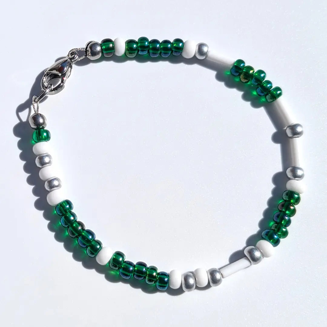 "Eagles" Football Morse Code Bracelet