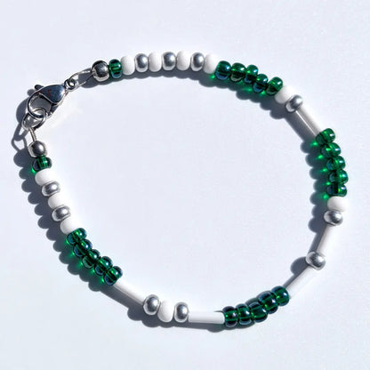 "Hawks" Football Morse Code Bracelet