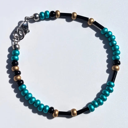 "Jags" Football Morse Code Bracelet