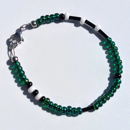 "Jets" Football Morse Code Bracelet