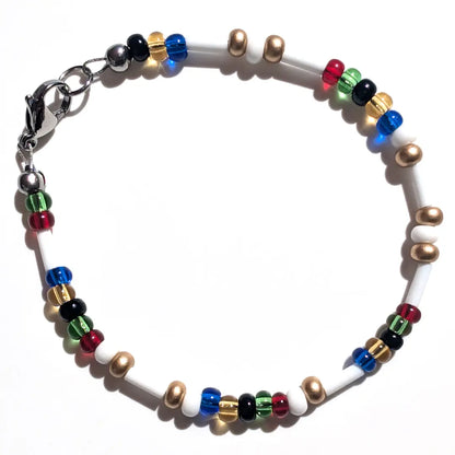 Custom Morse Code Bracelet - Olympics