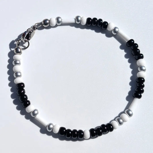 "Raiders" Football Morse Code Bracelet