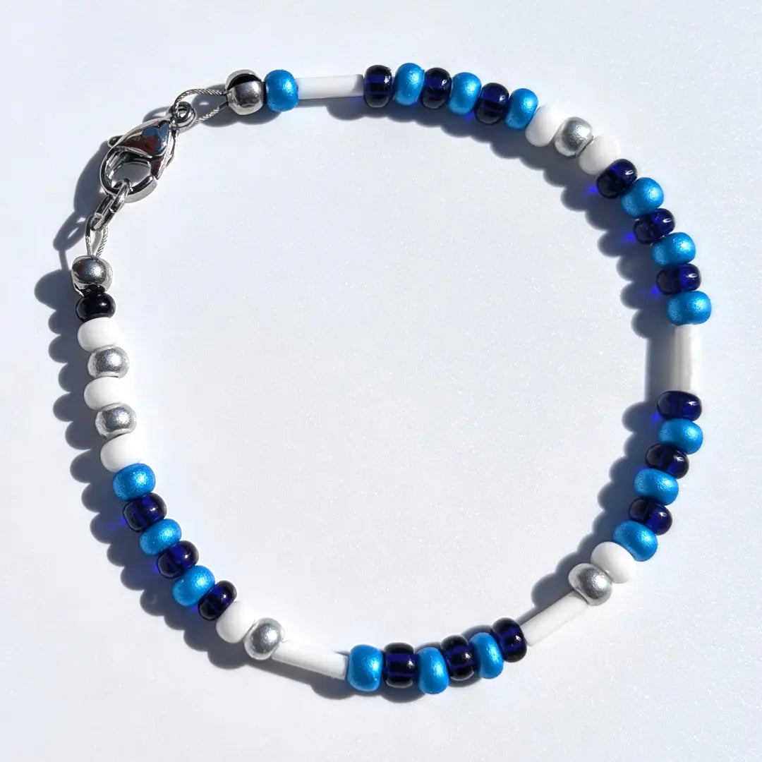 "Titans" Football Morse Code Bracelet
